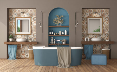 elegant bathroom with two sinks and bathtub in the 2025 01 09 09 22 28 utc scaled